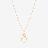 Collier SELMA calcedoine rose