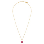 COLLIER ONYX ROSE DORÉ - SERTI PETIT MODELE