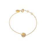 BRACELET DORÉ BLANC - SEVEN