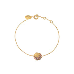 BRACELET DORÉ - SEVEN ROSE OPALE