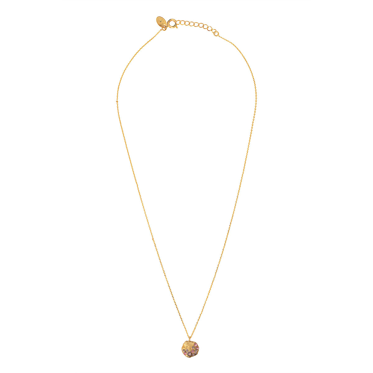 COLLIER DORÉ - SEVEN ROSE OPALE
