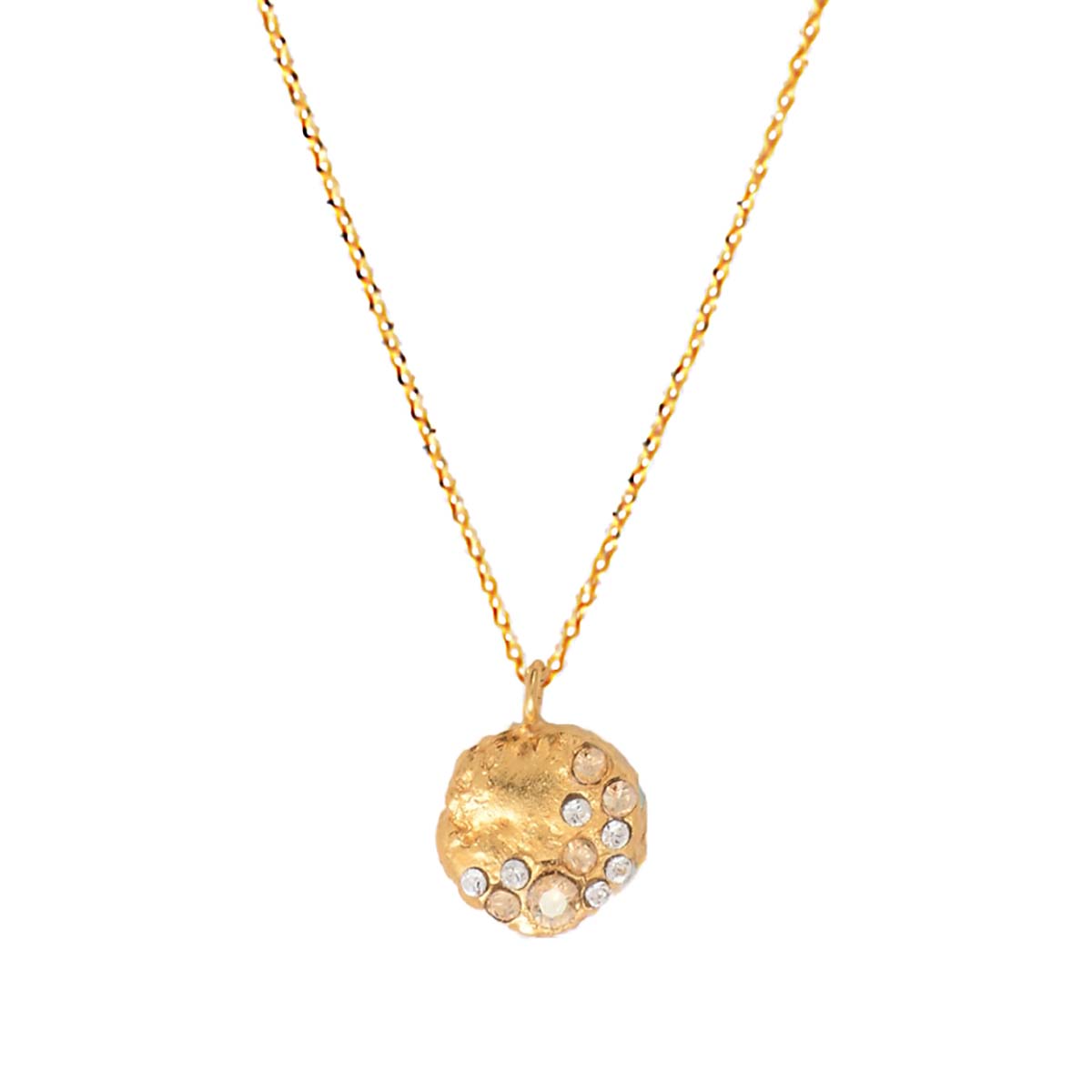 COLLIER DORÉ BLANC - SEVEN