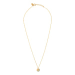 COLLIER DORÉ - SEVEN BLEU OPALE