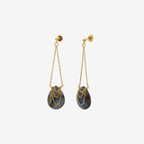 Boucles d’oreilles SOLANGE labradorite