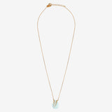 Collier SOLANGE calcedoine bleue