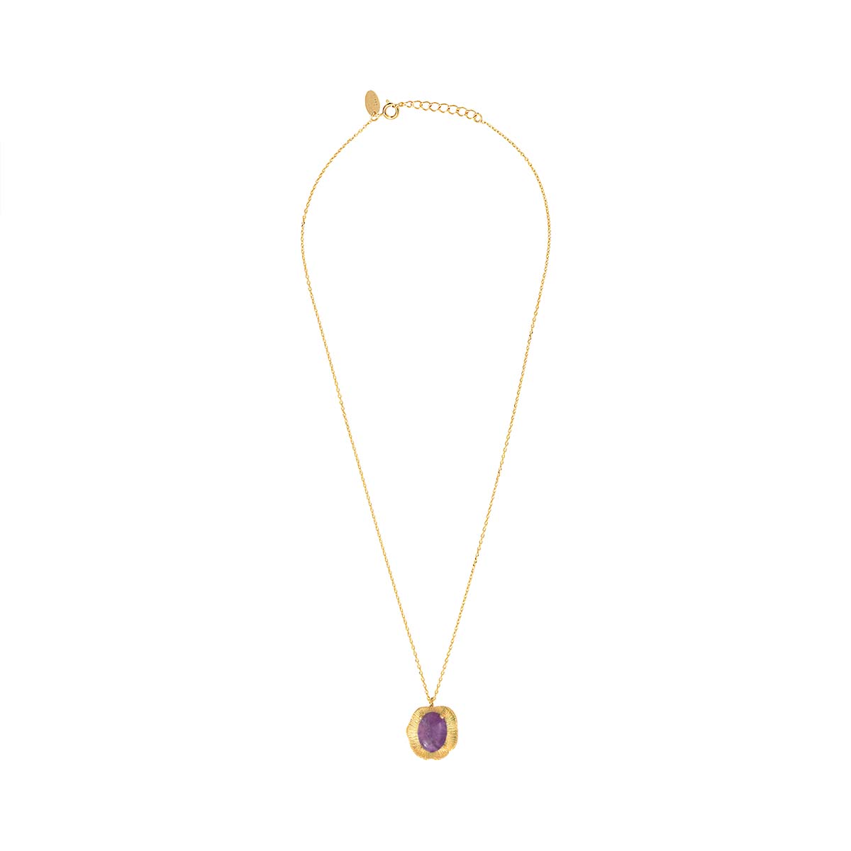 COLLIER DORÉ AMÉTHYSTE - SWANN