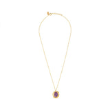 COLLIER DORÉ AMÉTHYSTE - SWANN