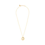 COLLIER NACRE BLANCHE DORÉ - SWANN