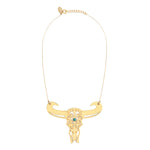 COLLIER TATOO BUFFLE GRAND MODELE TURQUOISE