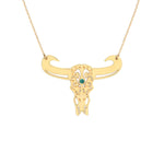 COLLIER TATOO BUFFLE PETIT MODELE TURQUOISE