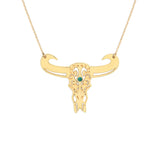 COLLIER TATOO BUFFLE PETIT MODELE TURQUOISE