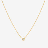 Collier doré amazonite - TINY