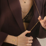 Bracelet doré chaine simple - TWINKLE