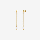 Boucles d’oreilles VENUS nacre blanche