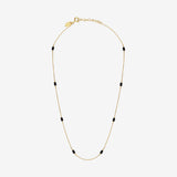 Collier VENUS spinelle noire