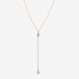 GOLD NECKLACE SHORT TIE - VENUS