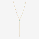 Collier cravate longue VENUS amazonite