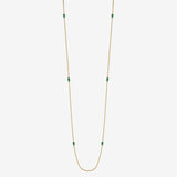 Sautoir VENUS agate verte