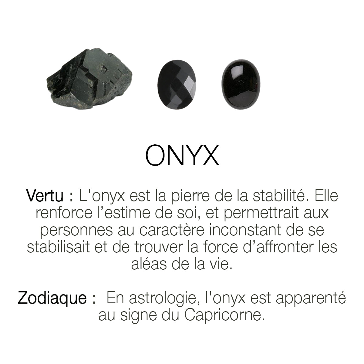 BRACELET CORDELIA ONYX