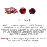 BAGUE CORDELIA GRENAT