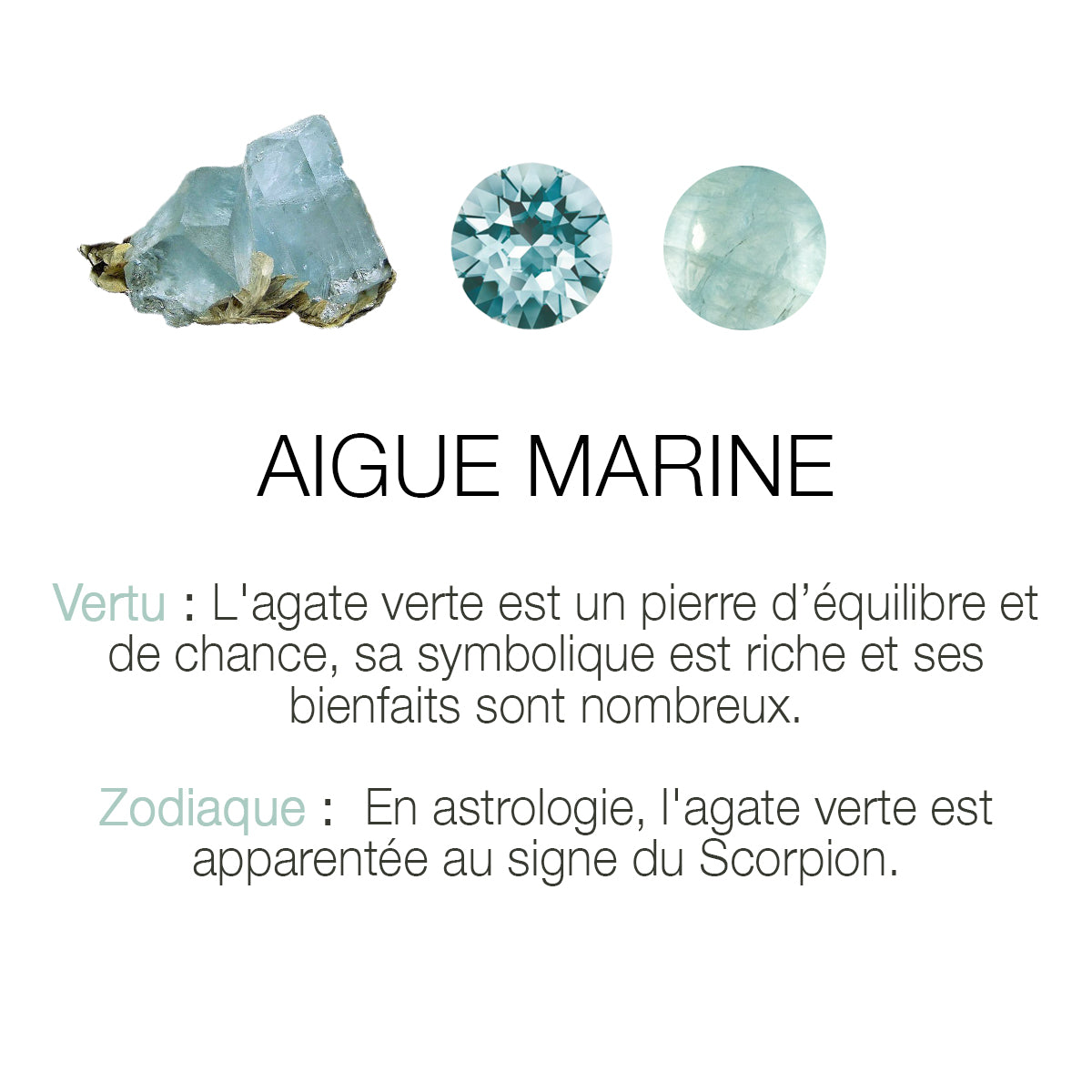 BOUCLES D'OREILLES AIGUE MARINE DORÉES - FIDJI