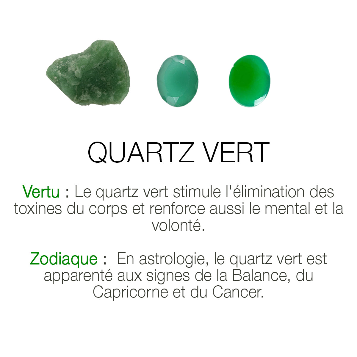BOUCLES D'OREILLES LONGUES DANAE QUARTZ VERT