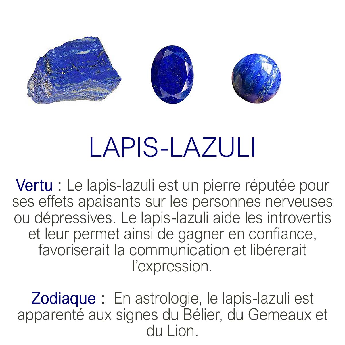 BRACELET CORDELIA LAPIS LAZULI