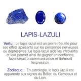 BOUCLES D'OREILLES CORDELIA LAPIS LAZULI