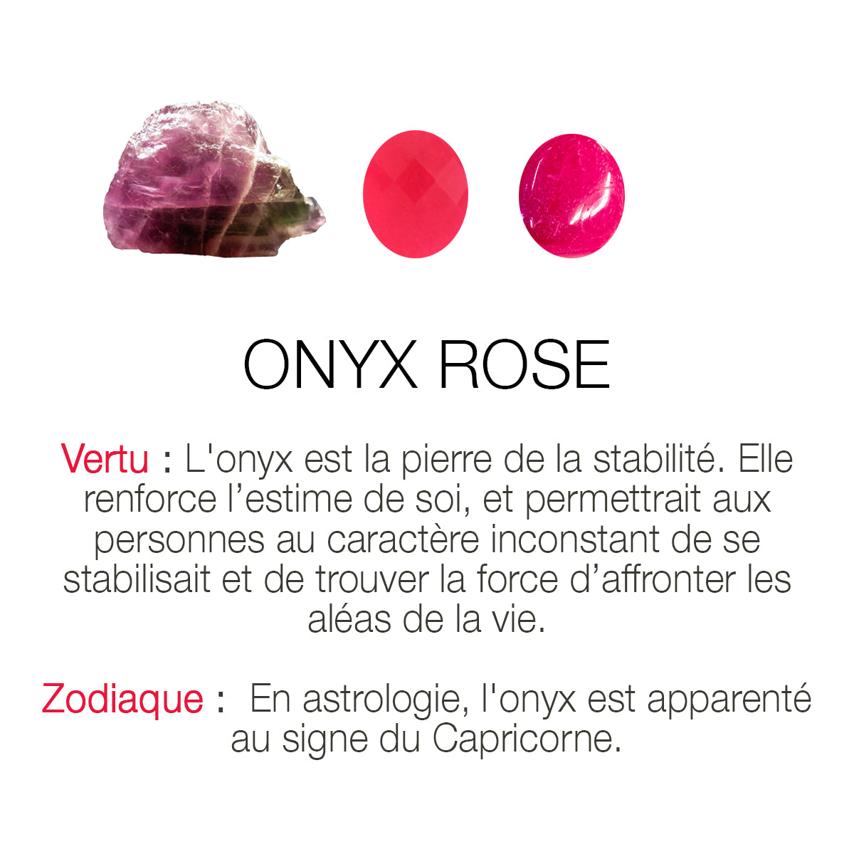 BOUCLES D'OREILLES ONYX ROSE DORÉES -  FIDJI