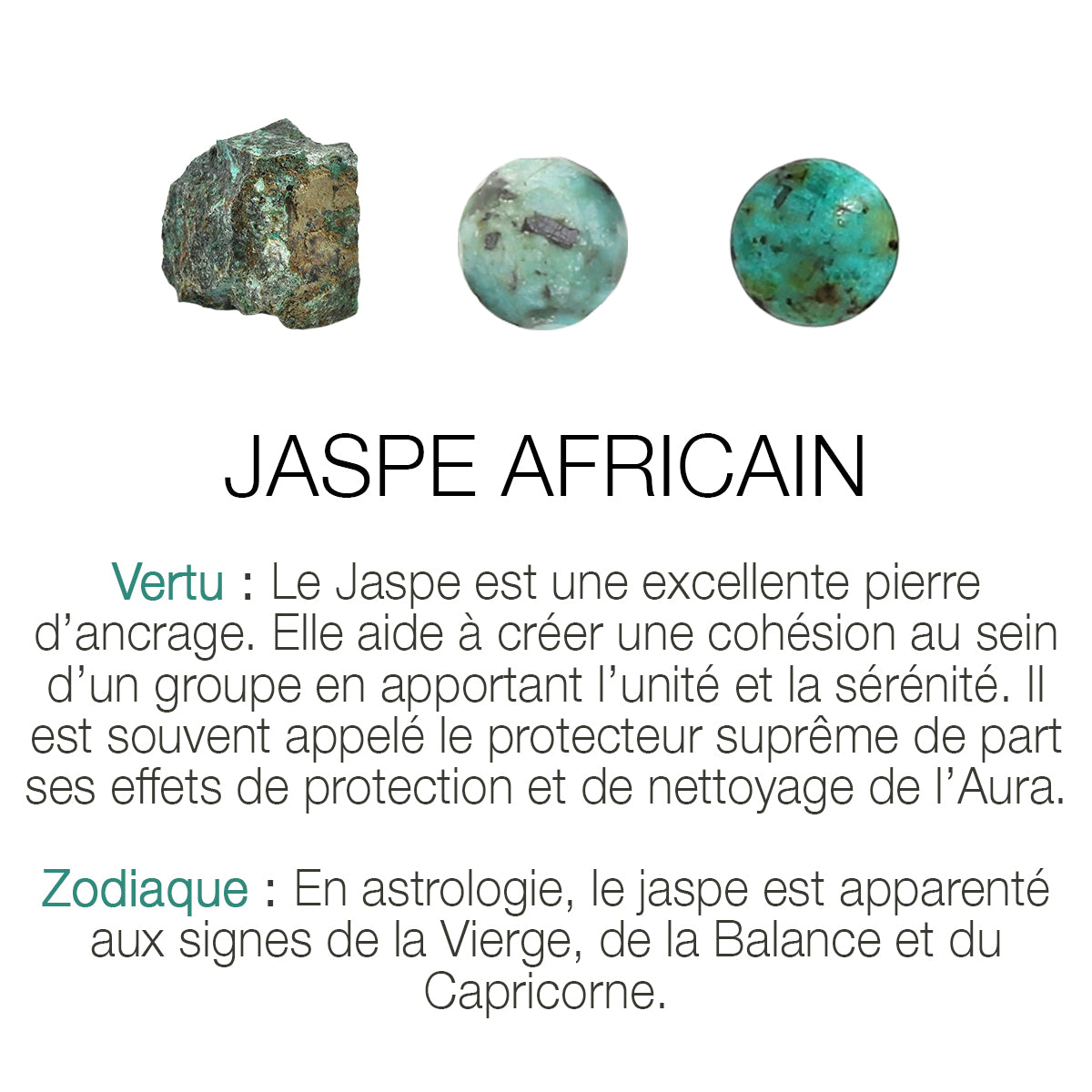 BAGUE LADY JASPE AFRICAIN
