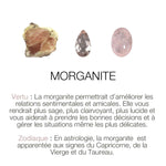 BRACELET MORGANITE DORÉ -  JERI