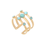 BAGUE MAYA TRIBAL AMAZONITE