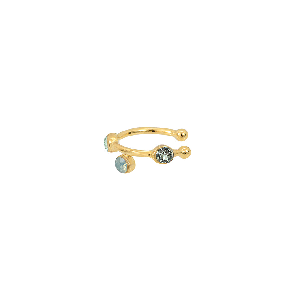 BAGUE D'OREILLE DRIB BLEU OPALE