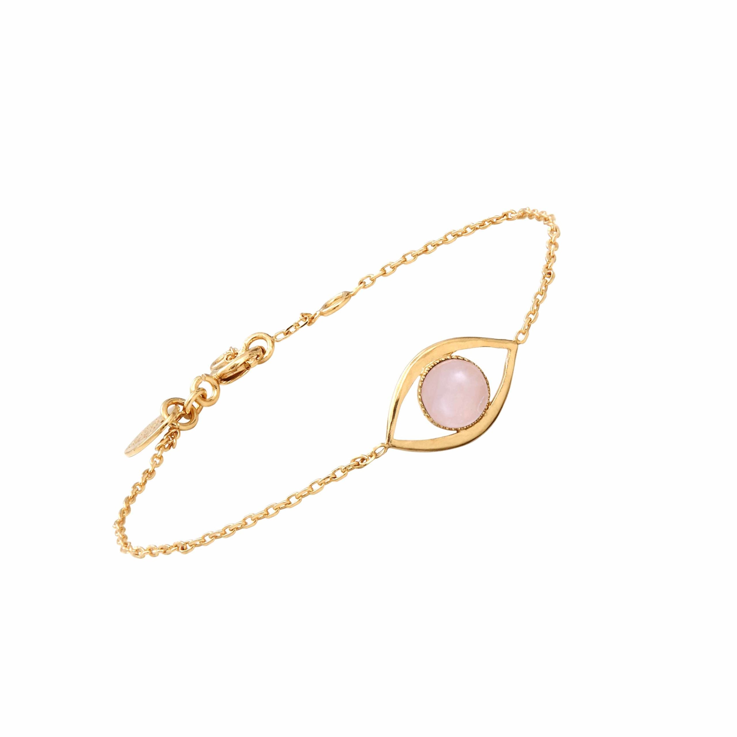 BRACELET EROS QUARTZ ROSE