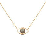 COLLIER EROS GRAND MODELE LABRADORITE
