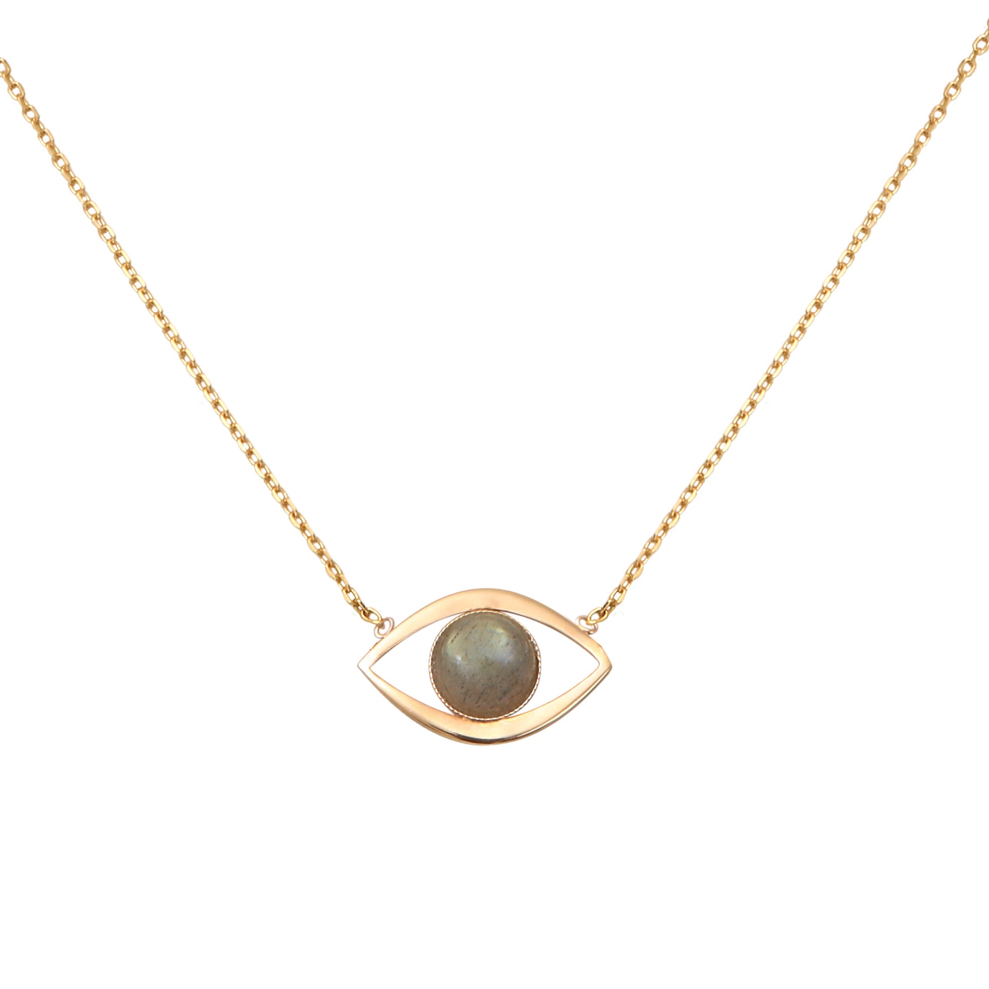 COLLIER EROS GRAND MODELE LABRADORITE