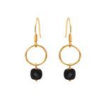 BOUCLES D'OREILLES FIDJI ONYX