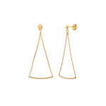 BOUCLES D'OREILLES TRIANGLE FINELINE