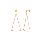 BOUCLES D'OREILLES TRIANGLE FINELINE