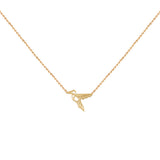 COLLIER DORÉ - MINI COLIBRI