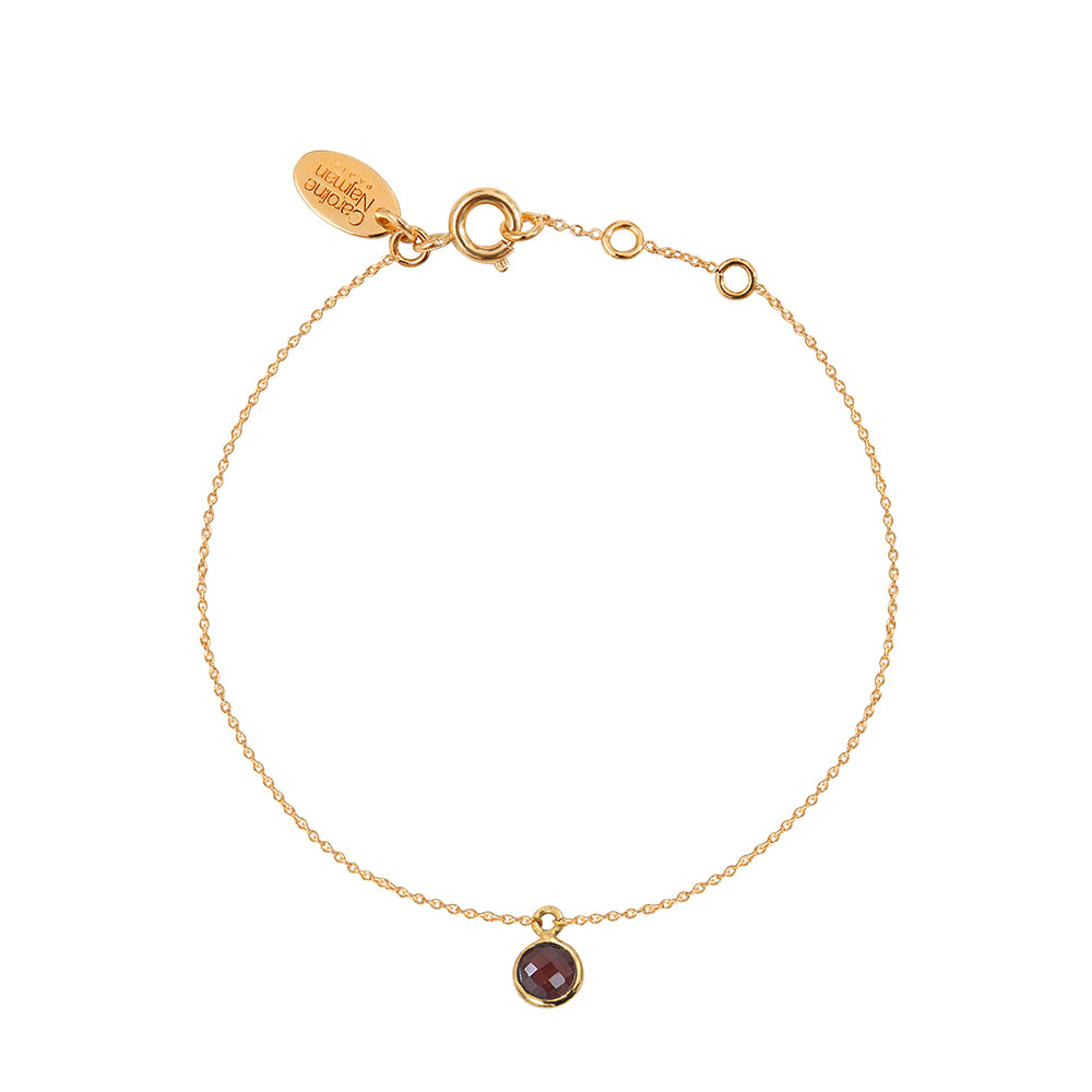 BRACELET MOOREA GRENAT