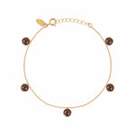 BRACELET MULTI MOOREA GRENAT