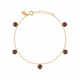 BRACELET MULTI MOOREA GRENAT