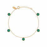 BRACELET MULTI MOOREA QUARTZ VERT