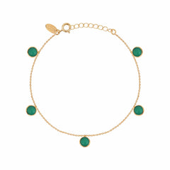 BRACELET MULTI MOOREA QUARTZ VERT