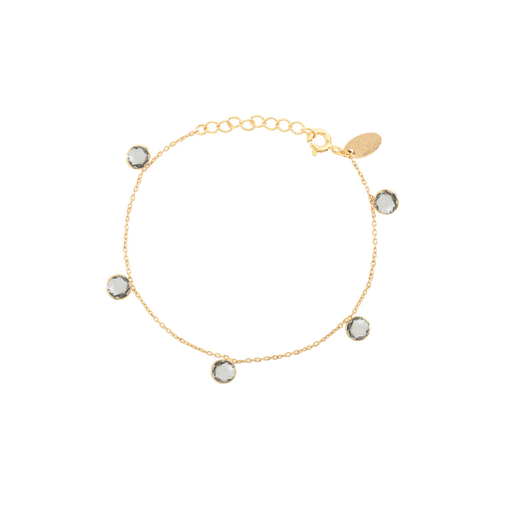BRACELET MULTI MOOREA AMETHYSTE VERTE